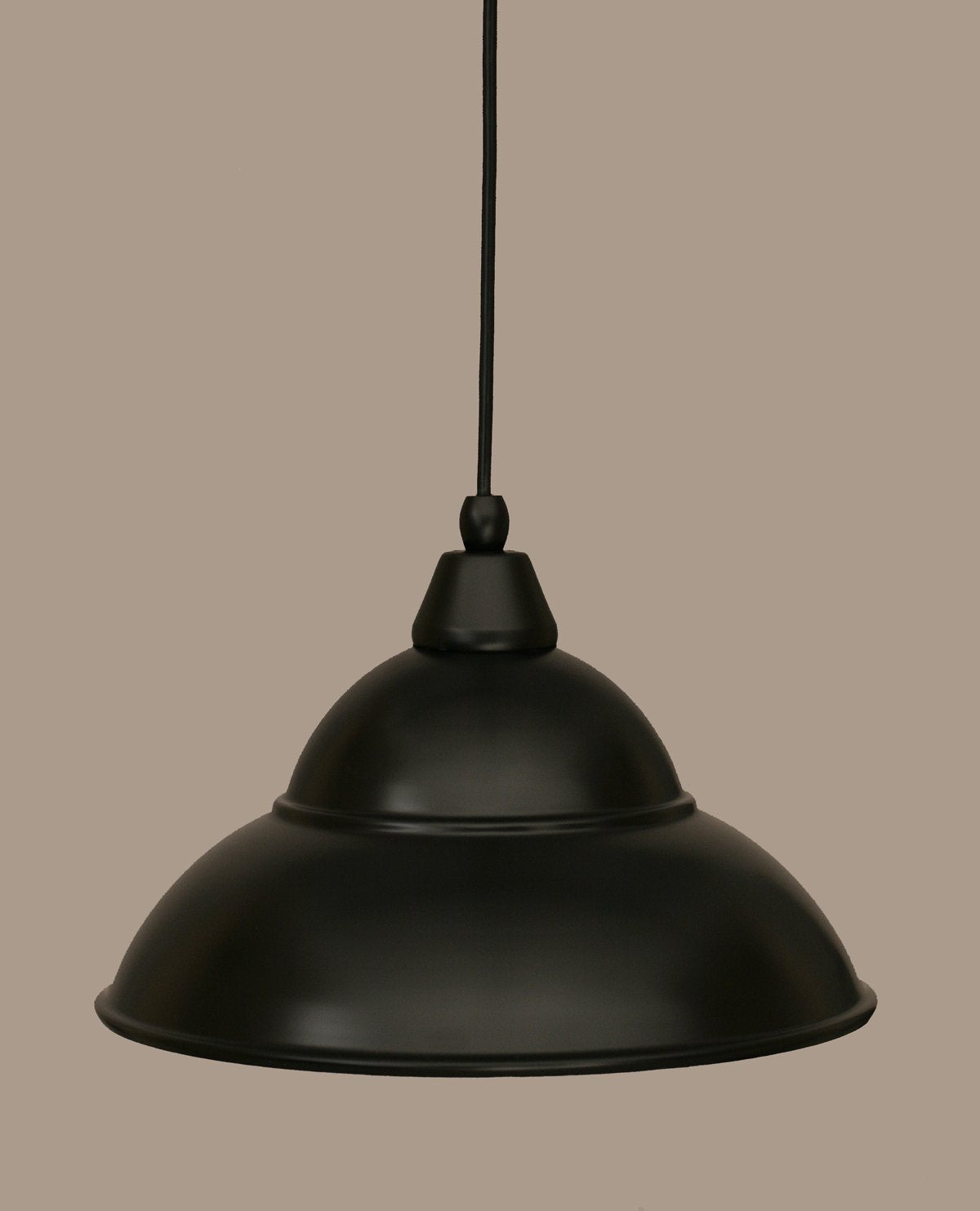 Toltec Lighting 1 Light Mini Pendant In Matte Black (22-Mb-428)