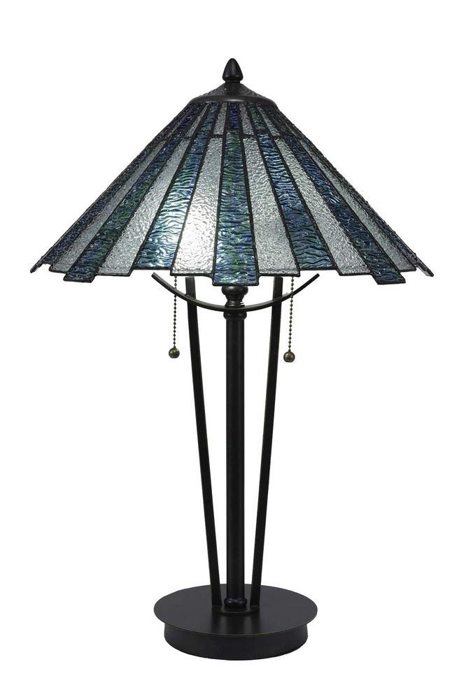 Toltec Lighting 75-DG-9331 Sequoia 2 Light Tiffany Table Lamp