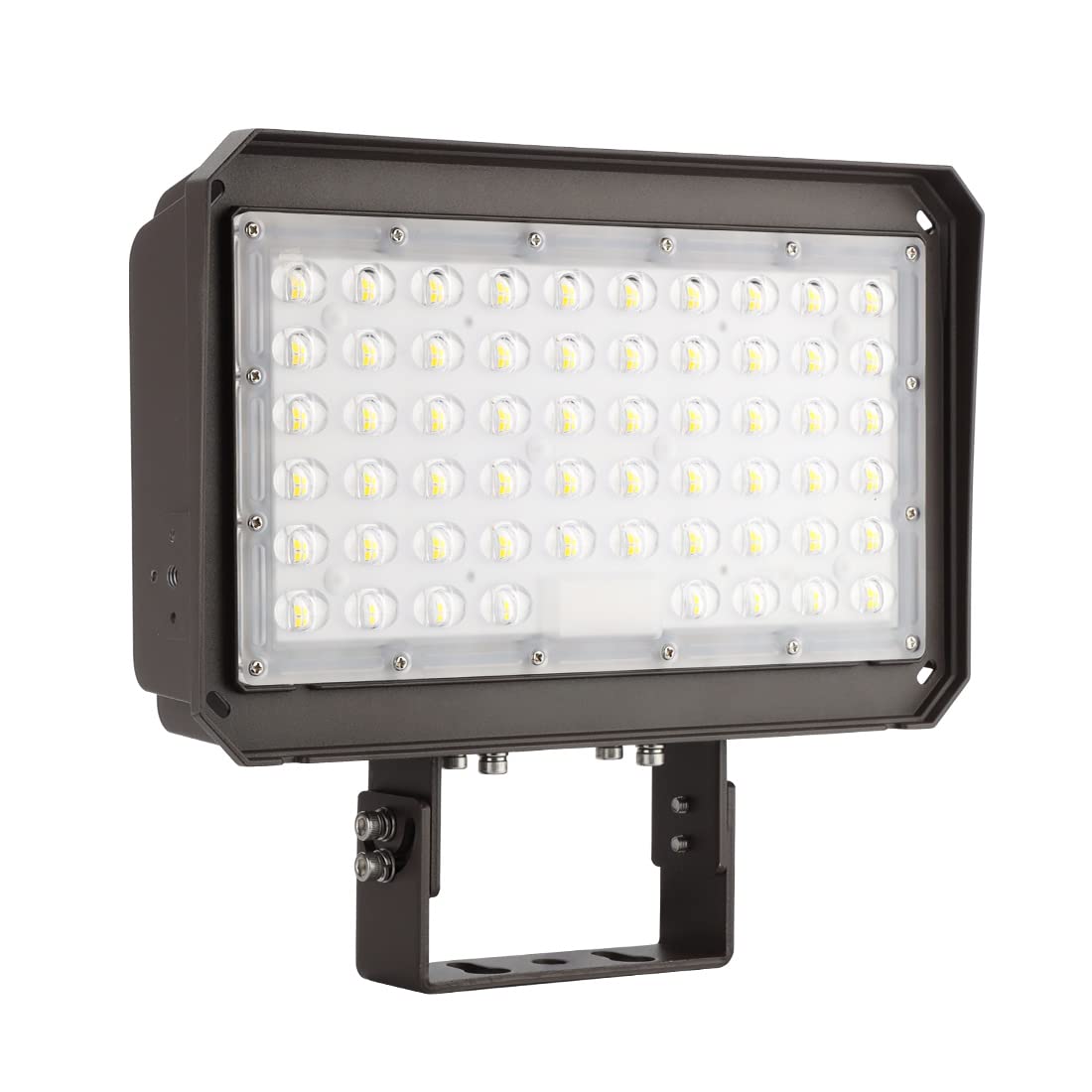 kadision 200W LED Flood Light with Dusk-to-Dawn Photocell, 200W/150W/100W Adjustable Super Bright 26000lm 5000K 100-277V IP65 Wa