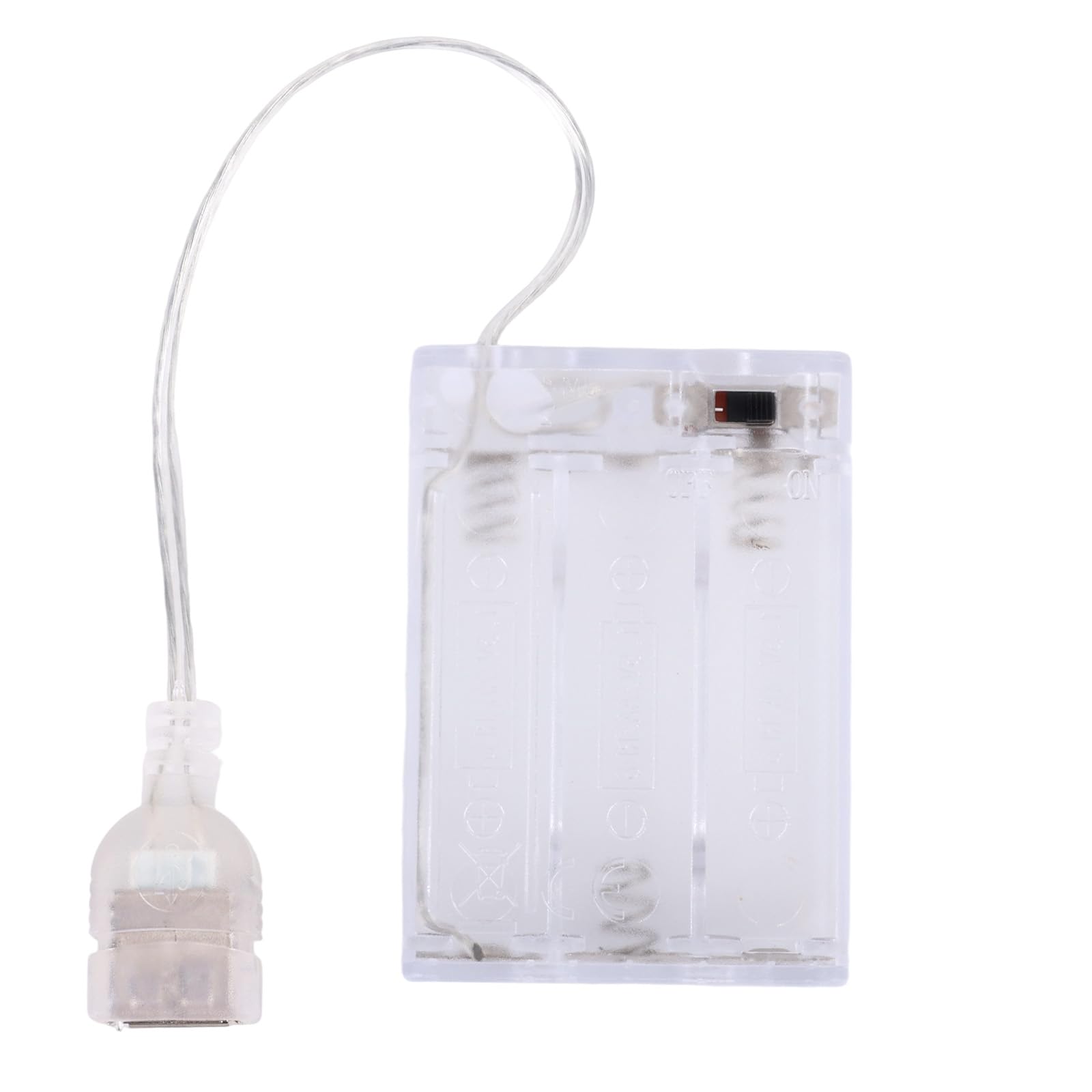 Portable Battery Pack For 5V Led Neon Sign, Power Supply Battery Box Converts Usb Neon Led Lights To Battery-Operated For Indoor