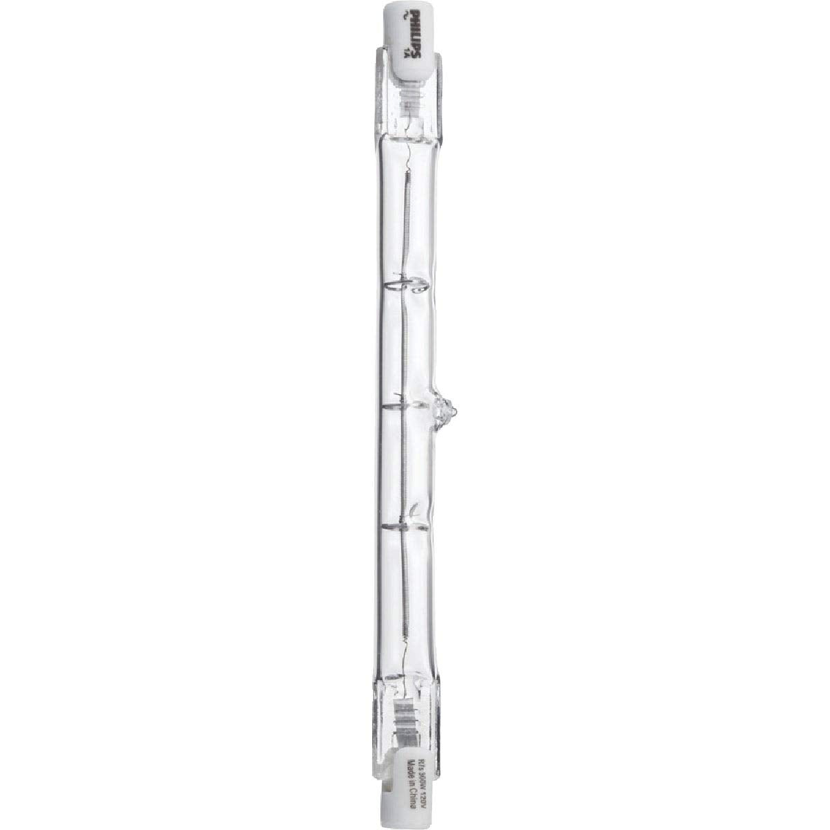 Ge 97673 300-Watt 5950-Lumen Specialty T2.5 Halogen Light Bulb, Clear, 2-Pack