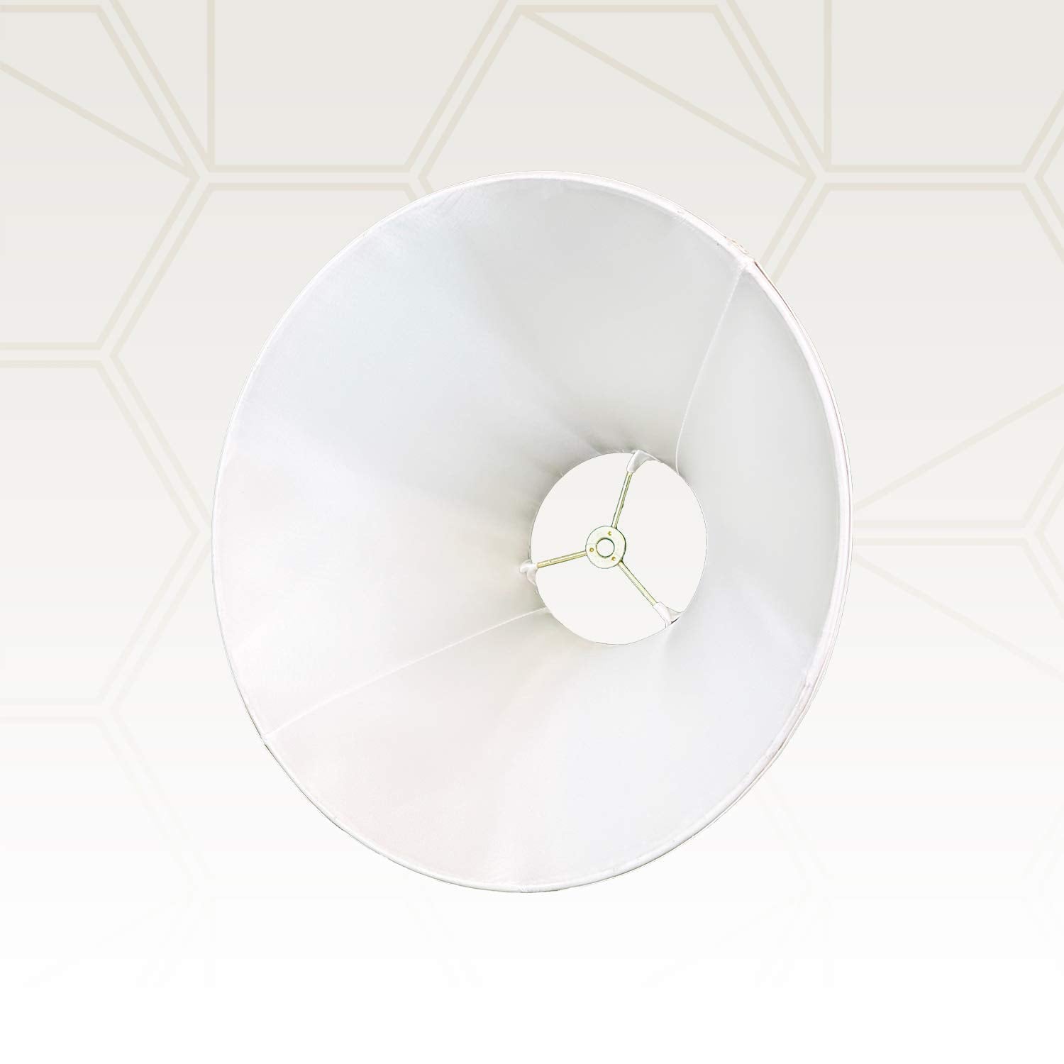 Royal Designs, Inc. Empire Lamp Shade, Fabric, 6 x 16 x 10, White, Model BS-706-16WH