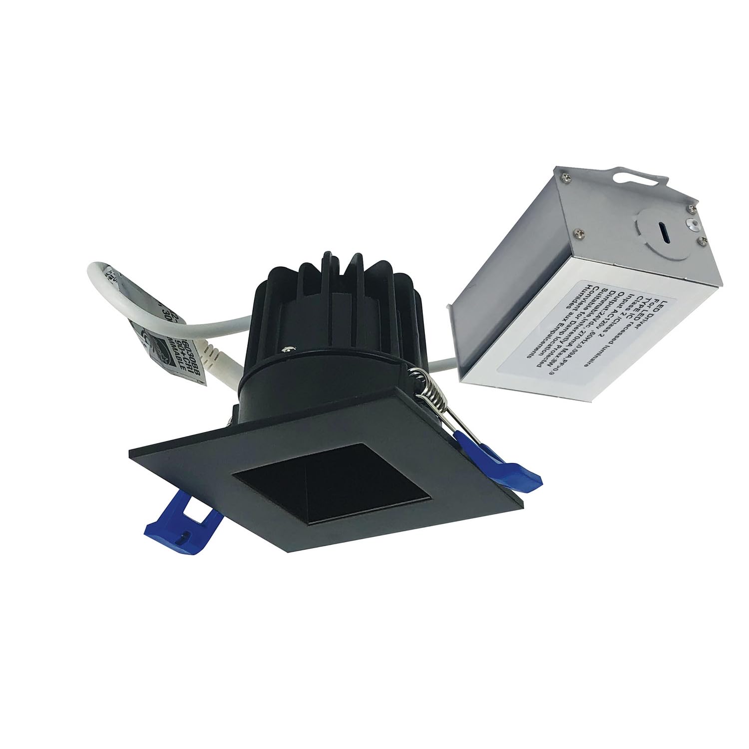 Nora Lighting NM2-2SDC6030BB Nora Lighting NM2-2SDC6030 2 M2 Square LED Downlight, 600lm / 8W, 3000K, 120V