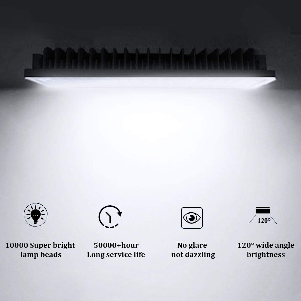Kekeou Gdidea 100W Led Flood Lights Outdoor Stadium Lights 100 Watt Outside Flood Lights 11000Lm 6500K Exterior Flood Lights Ip67 Waterproof Led Outdoor Lights For Yard