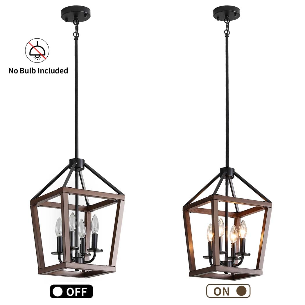 Farmhouse Orb Metal Chandelier