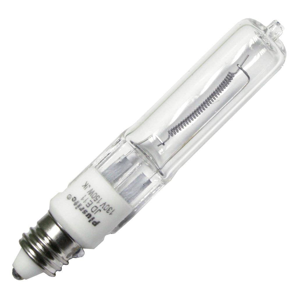 Plusrite Halogen Light Bulb 150W Mini Candelabra Base 120V Model 3472 Copper