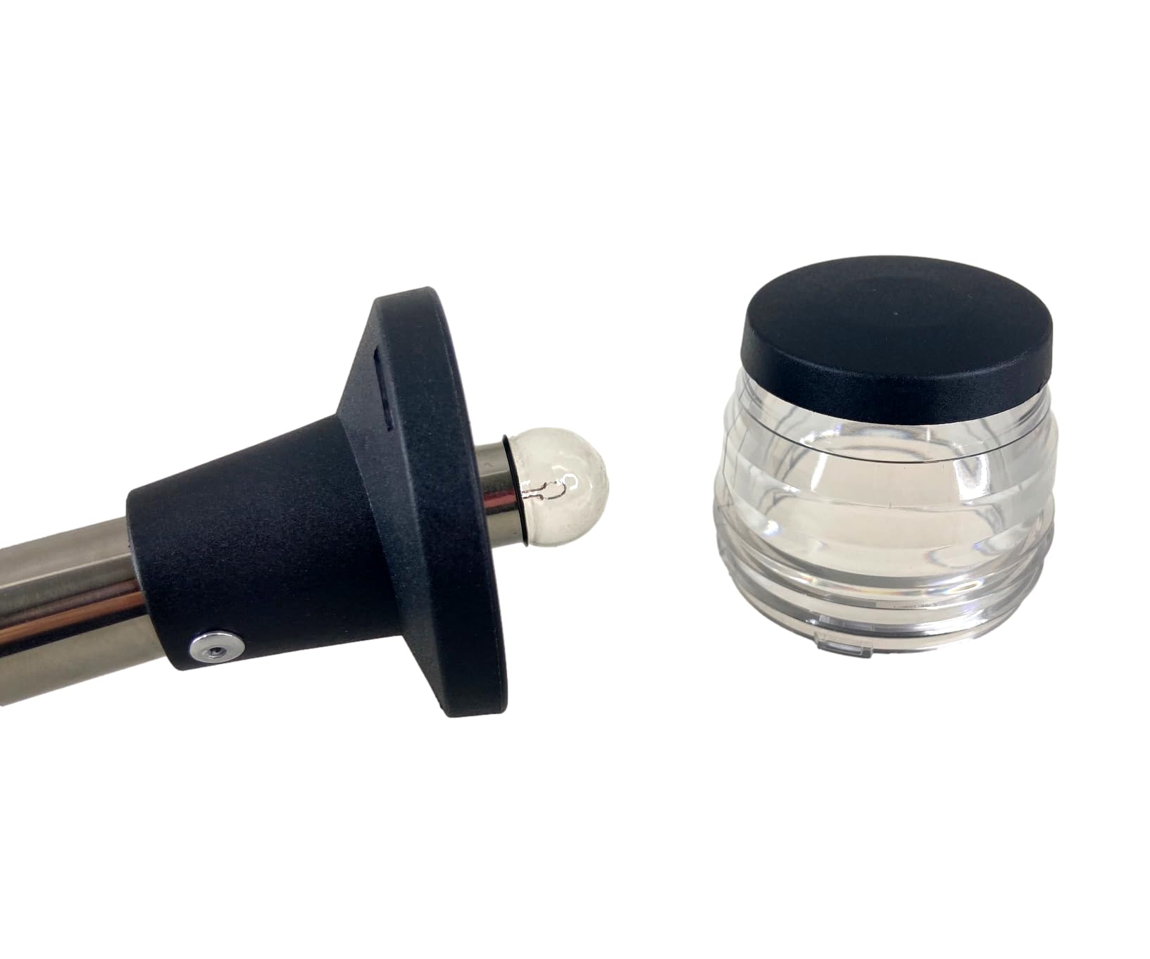 Pactrade Marine 10in Foldable Warm White 360° Stern Navigation Light PM614019 for Boat, Pontoon, Fishing, Kayak