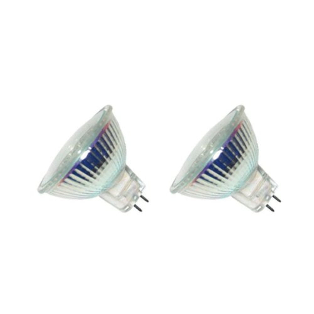 ETOPLIGHTING MR16 Halogen Flood Reflector Light Bulbs, 50W, 12V, Glass, 2-Pack