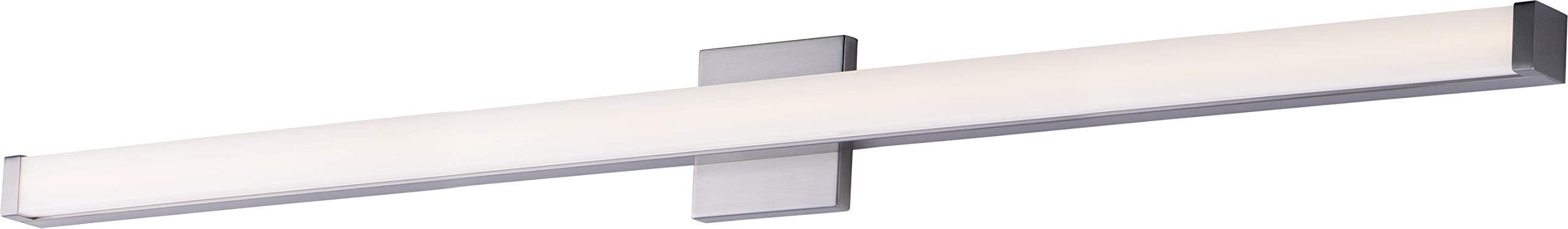 Maxim 52008Sn Spec Collection 48 Inch Dimmable Led Bathroom Vanity Light I 3000K I Satin Nickel I Modern Contemporary Light Fixt
