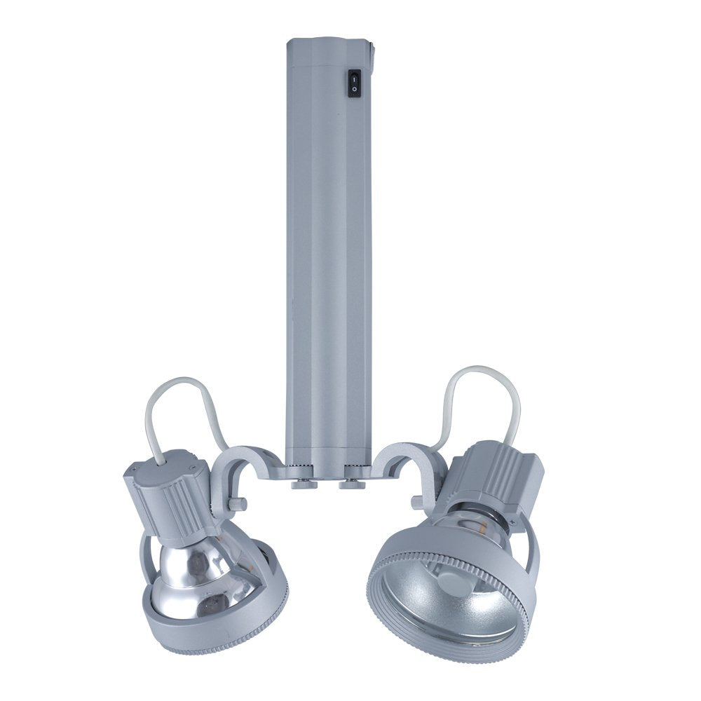 Jesco Lighting HMH913T4NF39-S Contempo 913 Series Metal Halide Track Light Fixture, T4 24-Degree Narrow Flood, 39 Watts, Silver Finish