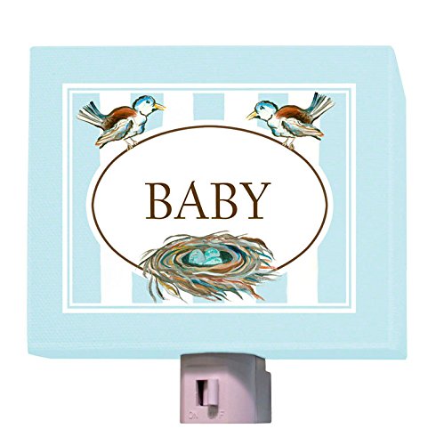 Oopsy Daisy Baby Night Light, Blue/Pastel, 5 x 4