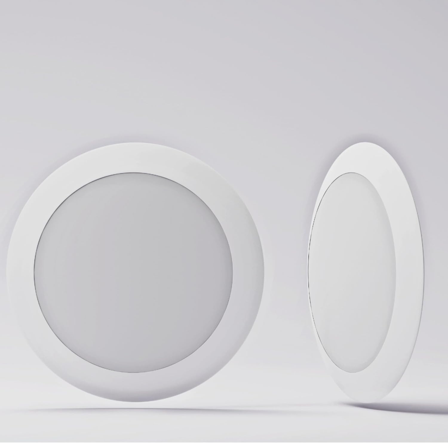 Lunabode LED 7.5'' Flush Mount Ceiling Light Fixture (1 Pack) - 16.5W, 1500Lm, 120V, 6000K Modern Kitchen LED Ceiling Lamp | Wet