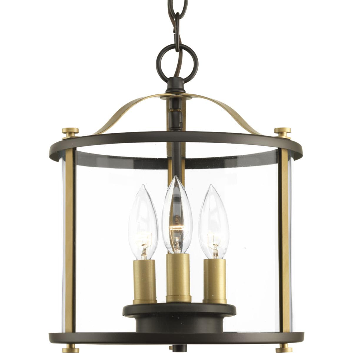 Progress Lighting Squire Outdoor Light Fixture, Alloy Steel, 11.00x9.88x9.88, Bronze, Model P550011-020