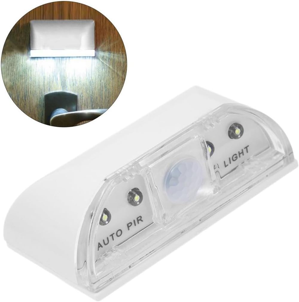 Keyhole Light Lamp Battery Operated Pir Infrared Ir Wireless Auto Sensor Motion Detector Door Keyhole With 4 Led Bulbs Light Lam