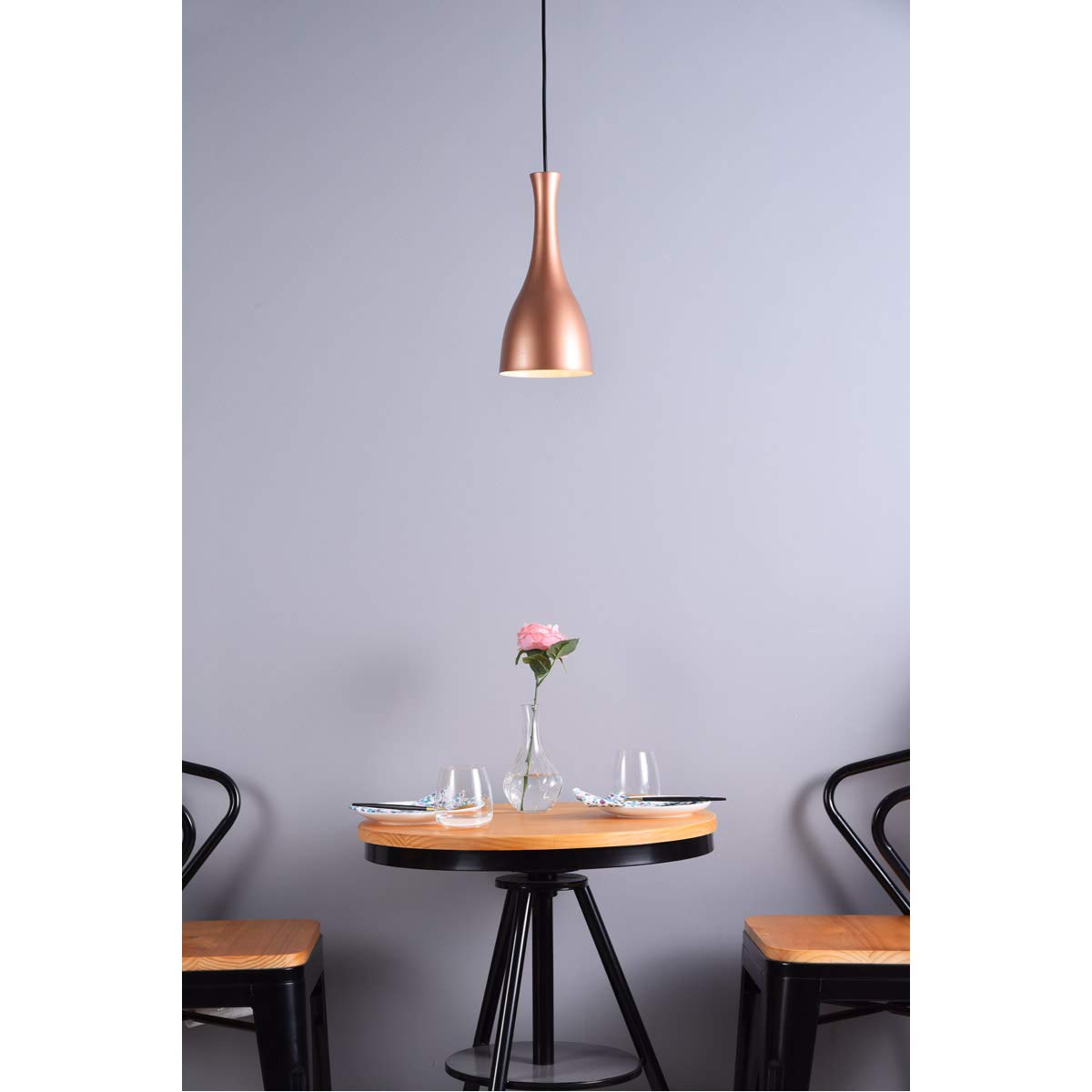 Living District Aiken 1 Light Honey Gold Pendant