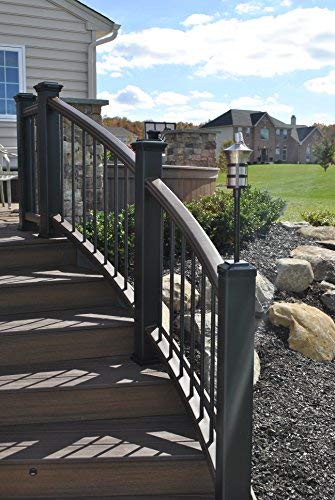 Tru-Post Tru-Scapes Oil Lamp For Deck Railing Or Fence Post, 4.5&quot; X 4.5