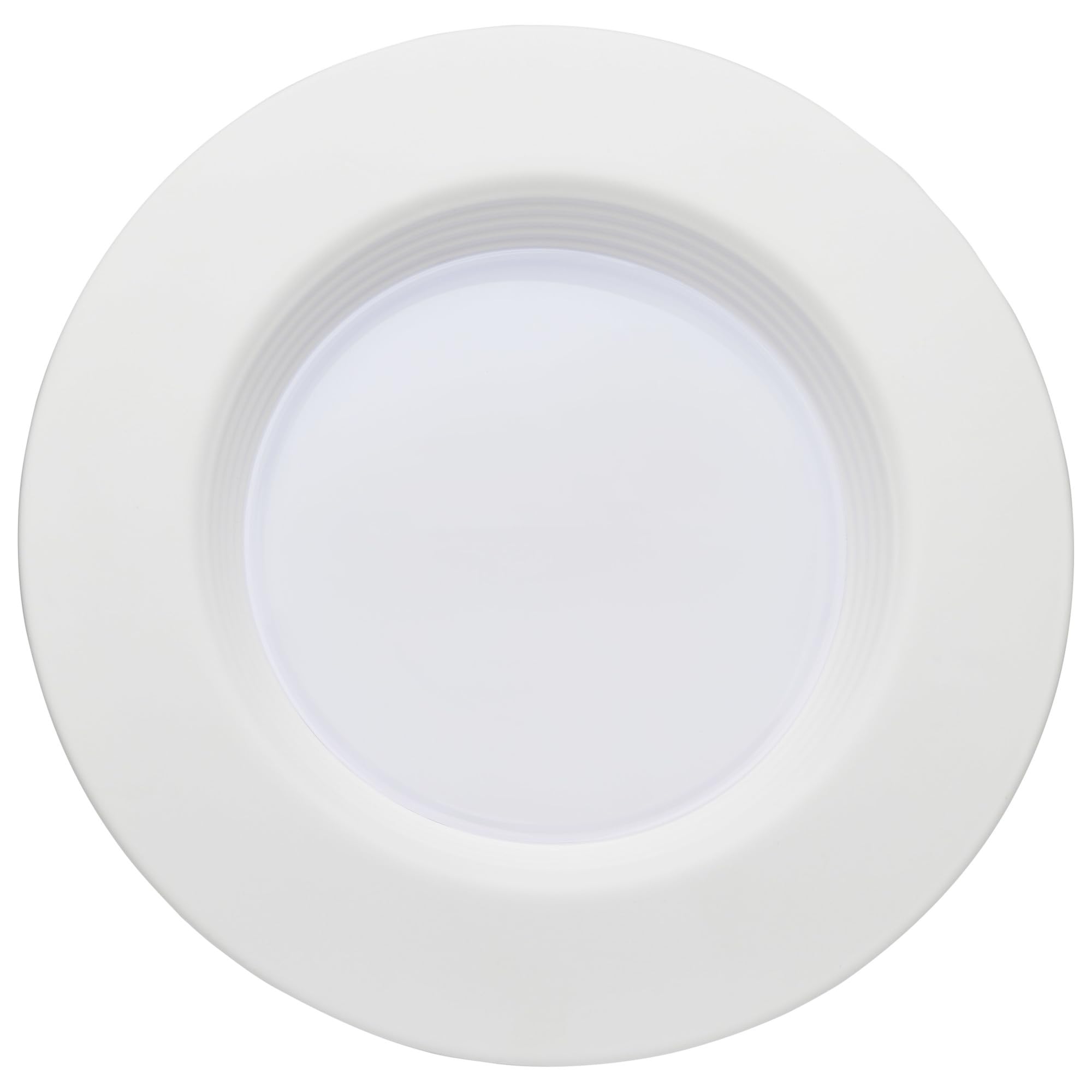 Satco LED Retrofit Downlight with Stepped Baffle, CCT Selectable 2700K/3000K/3500K/4000K/5000K, 5-6 Inch Round, White