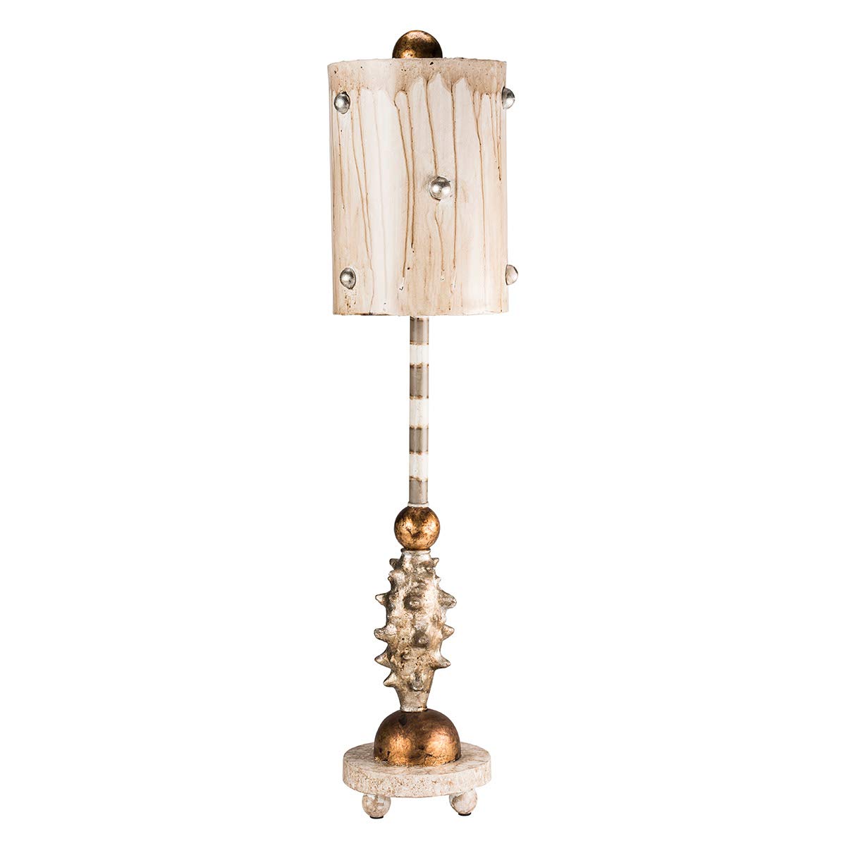 Flambeau Lighting TA1032 Pome Table Lamp, 25.5 x 6 x 6