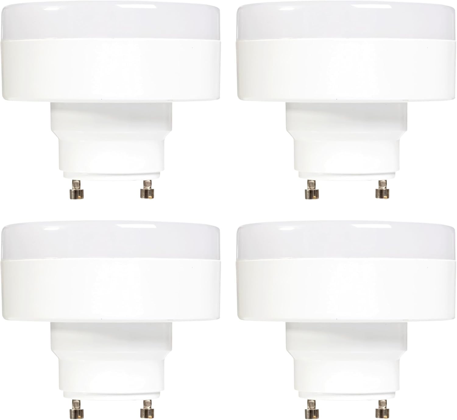 Sleeklighting | 11W-60Weq, Gu24 Base Led 2 Prong Light Bulbs, Puck Light, Ul Listed, 120V, Mini Twist Lock, 3500K-Dimmable-Repla