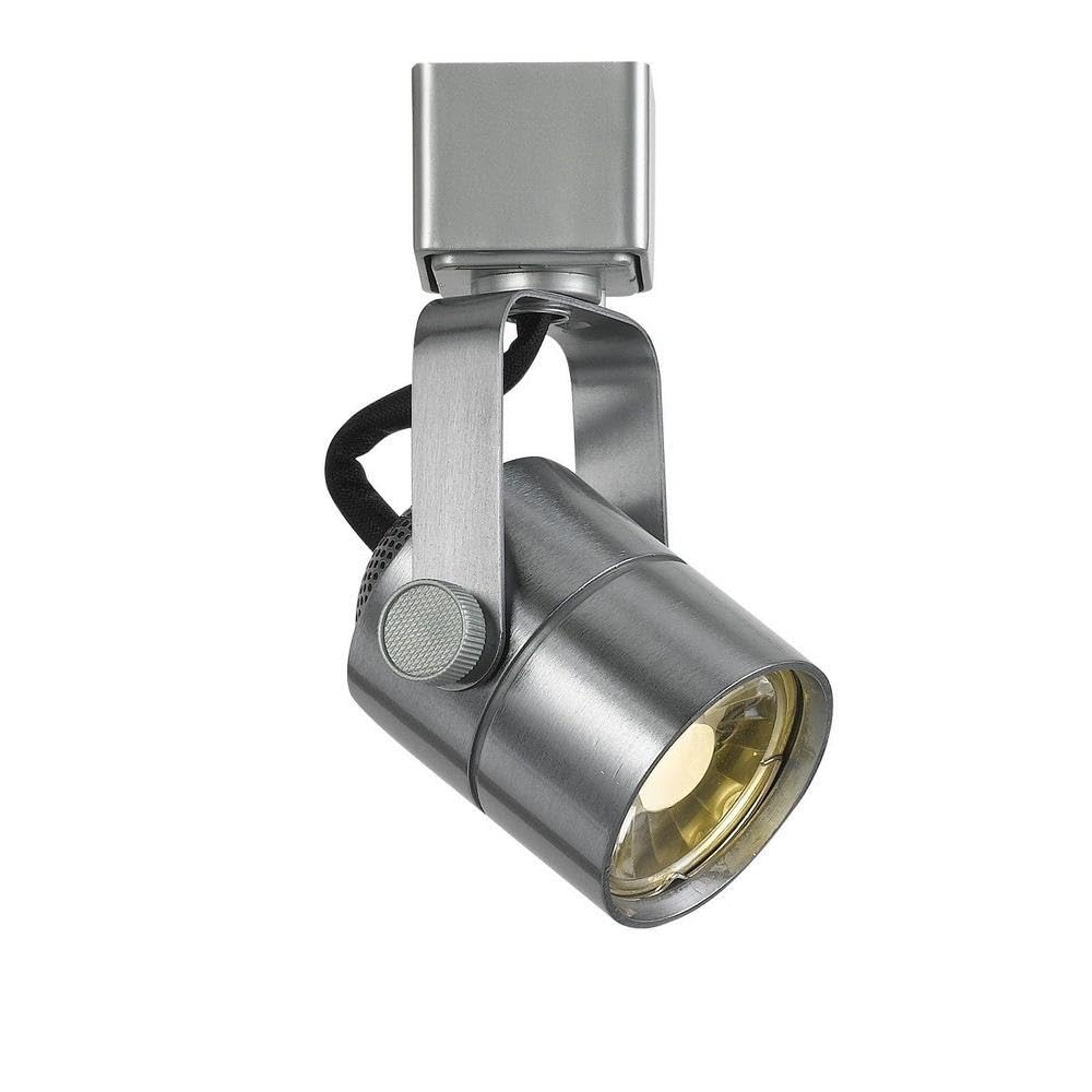 Cal Lighting HT-611S-BS One Light Track Fixture, Metal, Silver, 5.00x2.70x1.90 inches