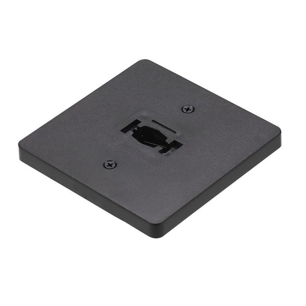 Cal LINE Voltage MONOPOINT 3 Wire Black Plastic Light Fixture HT-293-BK 4.7 x 4.7 x 0.5 inches