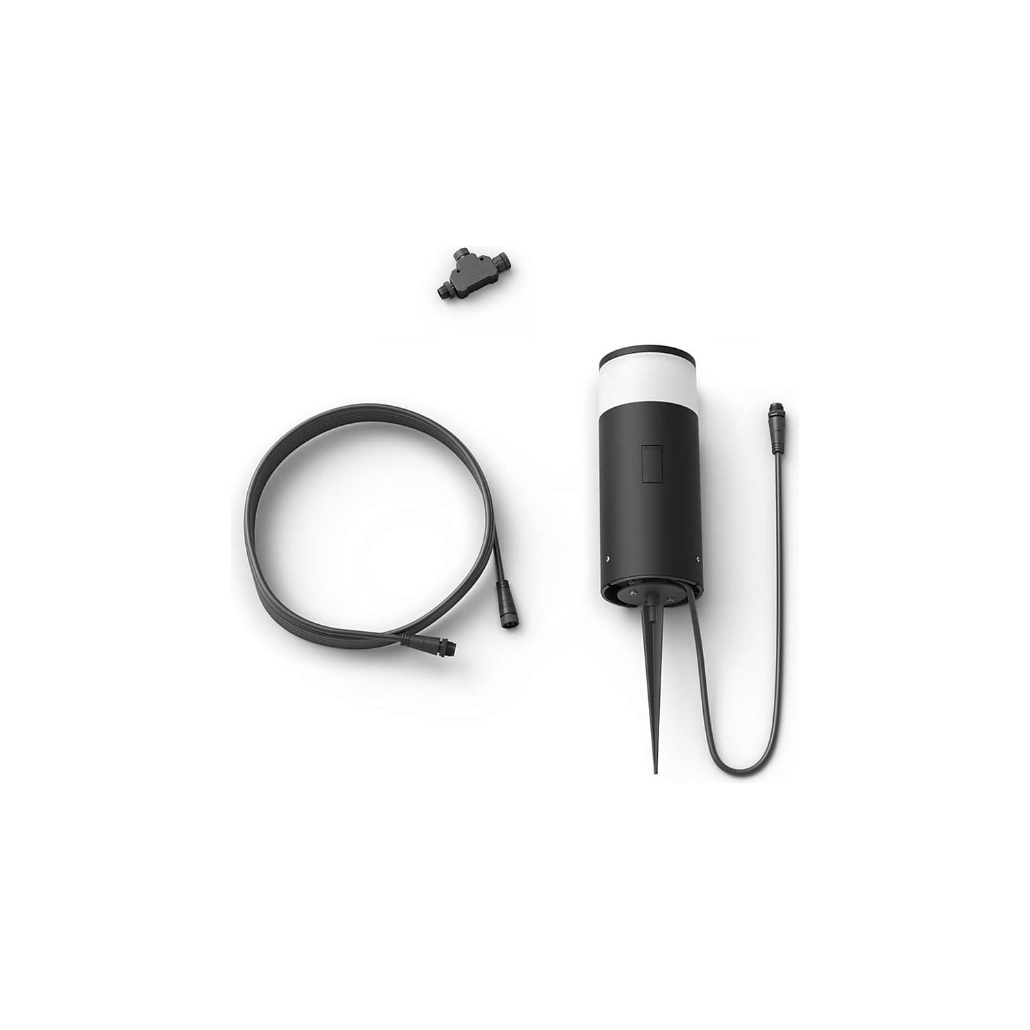 Philips Hue Calla Outdoor Smart Pathway Light - White & Color Ambiance - Low Voltage, Weatherproof, Aluminum, Black, Model 802082