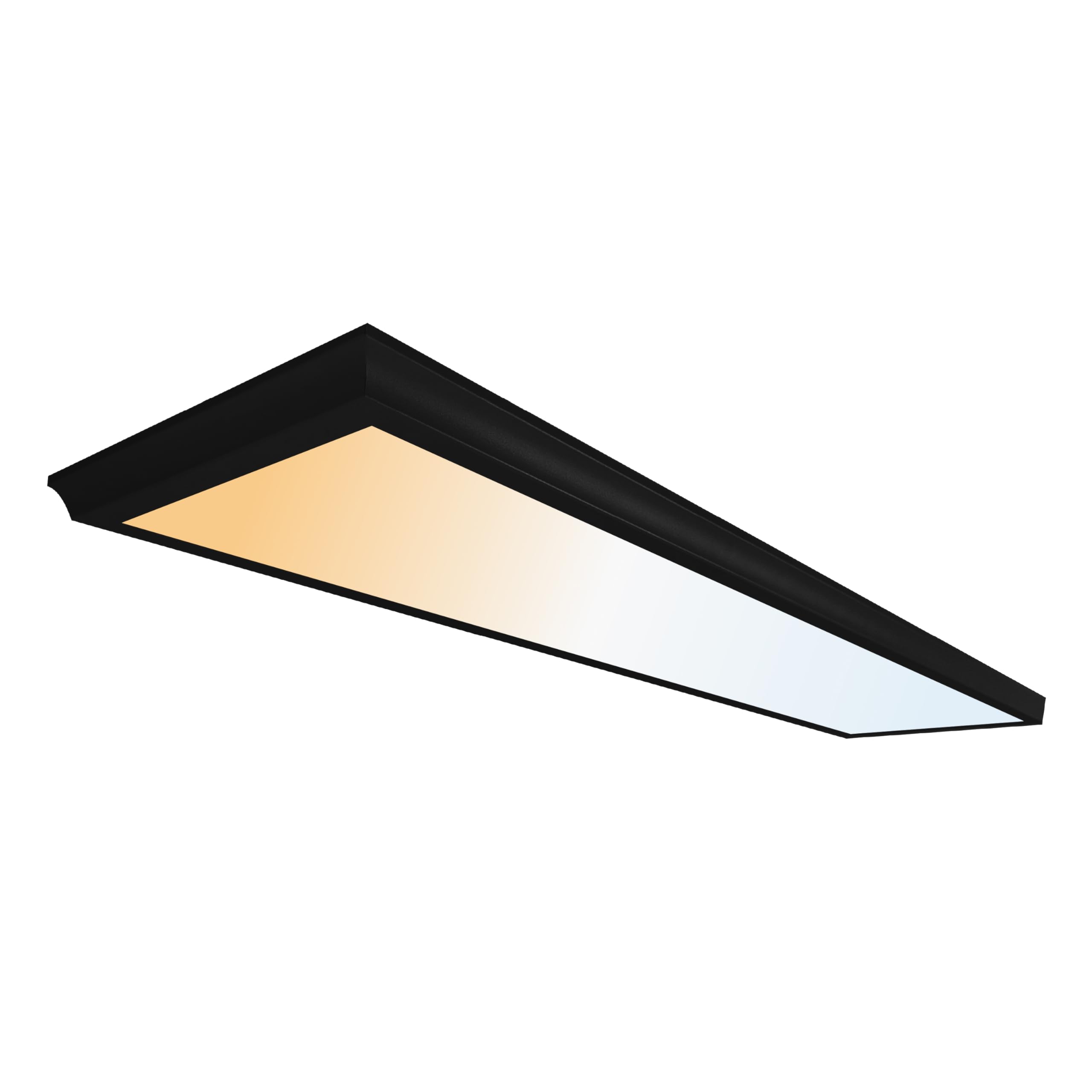 Ultralux Framed 1X4 Ft Led Light Panel - Cct Switchable Surface Mount Light With Integrated Frame For Kitchen, Home & Office - T