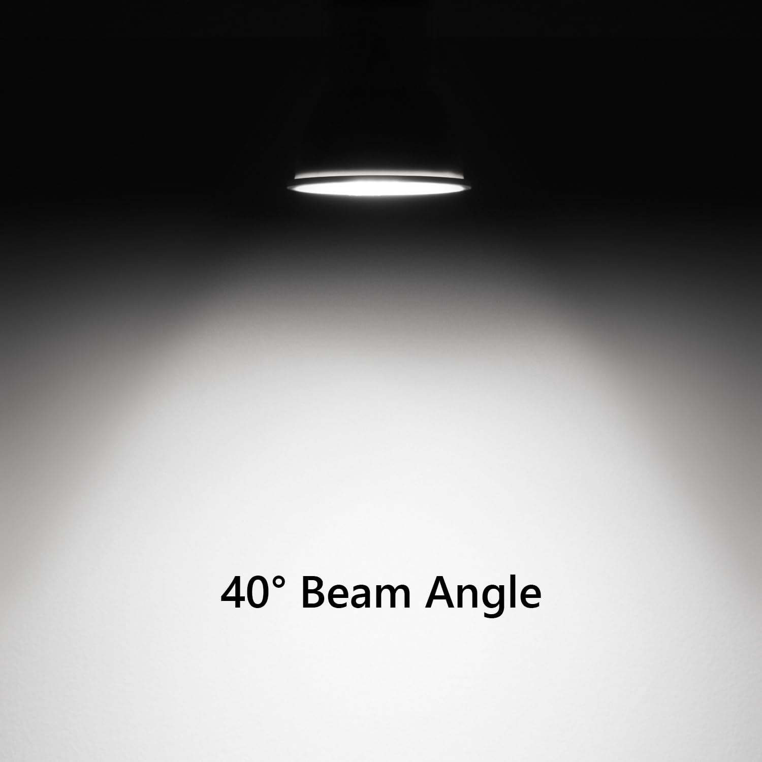 Maelsrlg Par16 Led Long Neck Recessed Spotlight Bulb, 6W(60W-75W Equivalent) Dimmable, 600 Lumens, 40 Beam Angle, Track Light Bu