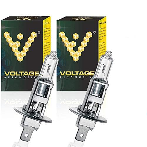 Voltage Automotive 9005 Hb3 Halogen Headlight Bulb (Pair) 12V 65W P20D - Standard Replacement For High Beam Low Beam Driving Fog Light