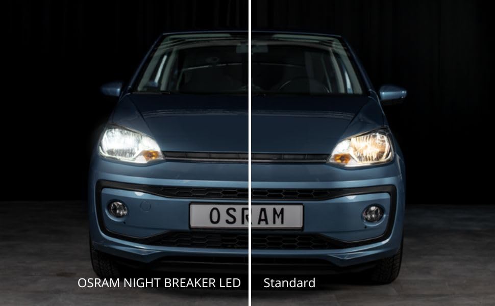 OSRAM NIGHT BREAKER LED H7 GEN 2 High Beam and Low Beam with Street Approval, 12V, Up to 230% Brighter