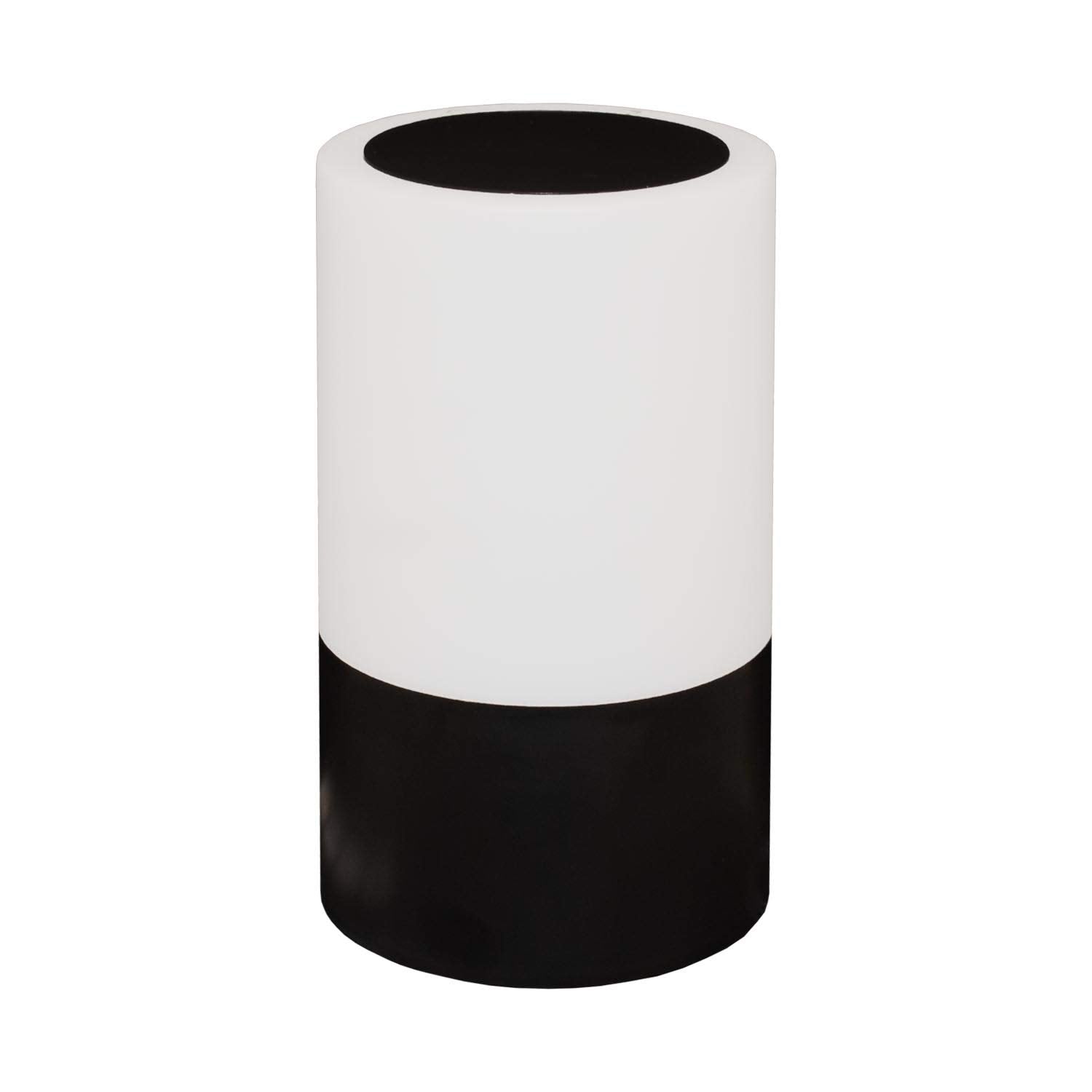 LFI Lights | Home Emergency Table Lamp | 200+ Hr Power Outage Light | Built-in USB Phone Charger | Disaster Preparedness | 3-in-1 Charging Cable | (Black, 1 Pack) | RZLAHR-B