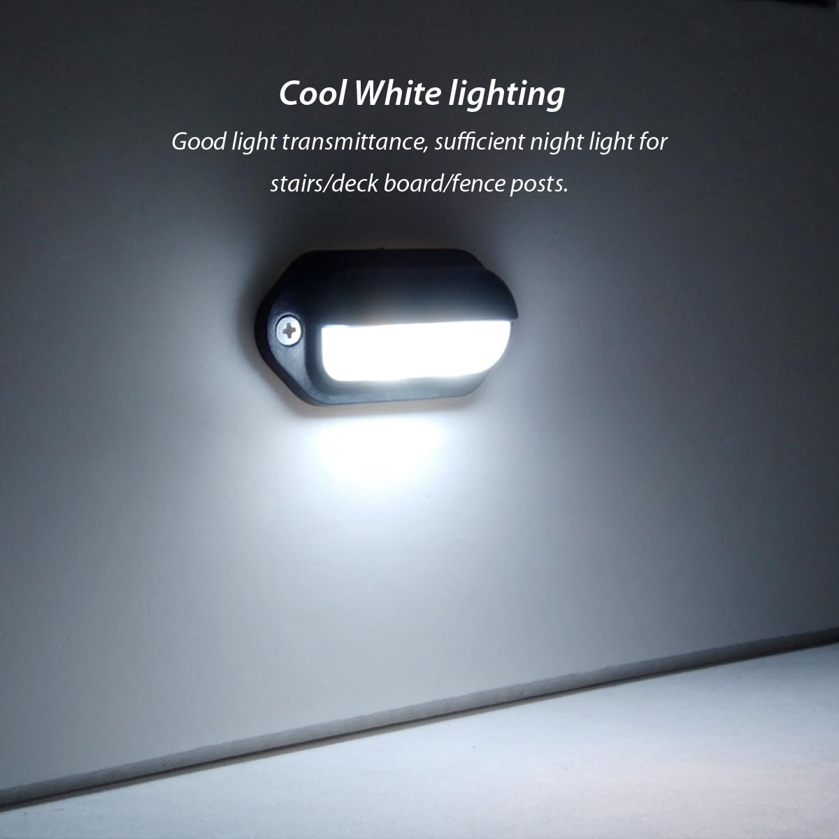 12v LED Boat Lights RV Courtesy Light License Plate Lights for Trailer Truck Camper Surface Mount 0.1 Watt, IP65, 6000K White Li