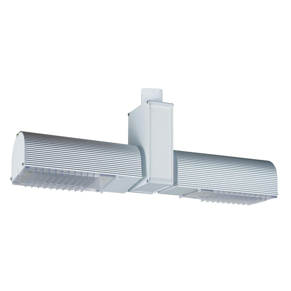 Jesco Lighting Contempo Series Two Light Track System, Aluminum, White Finish