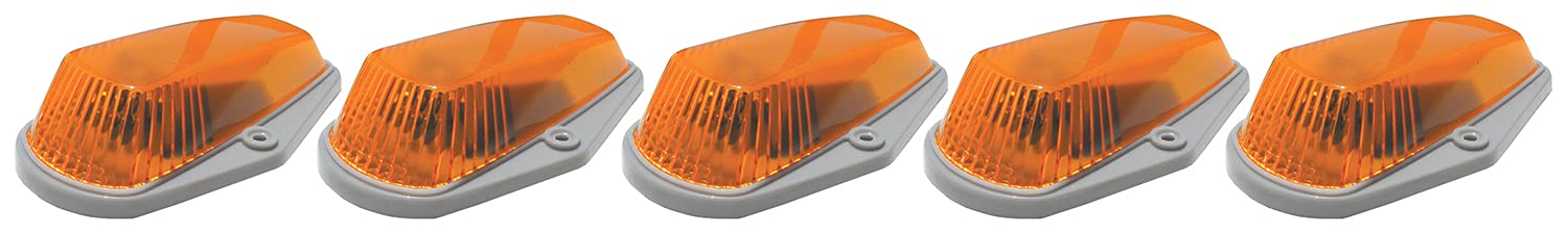 Pacer Performance 20-225 Pacer Ford Style Cab Roof Running Lights Kit (5 Lights - Amber)
