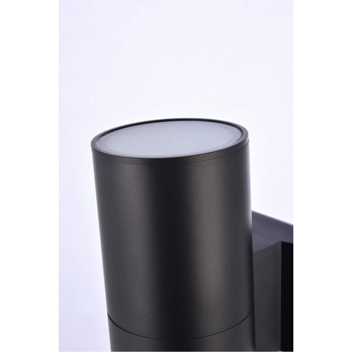 Living District Raine 1-Light Aluminum Outdoor Wall Light - Black