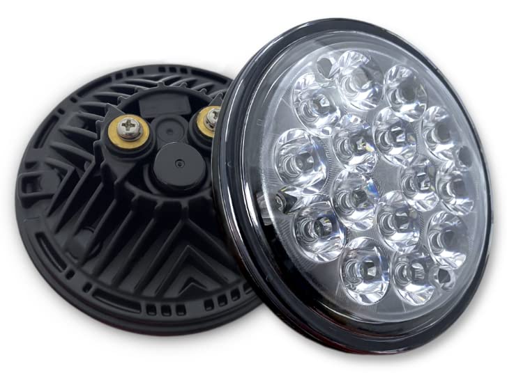 Aero-Lites Ultra-X Series High Performance (5,100 lumen) LED PAR36 Direct Replacement Lamp | 10-30VDC (8 Spot Beam)