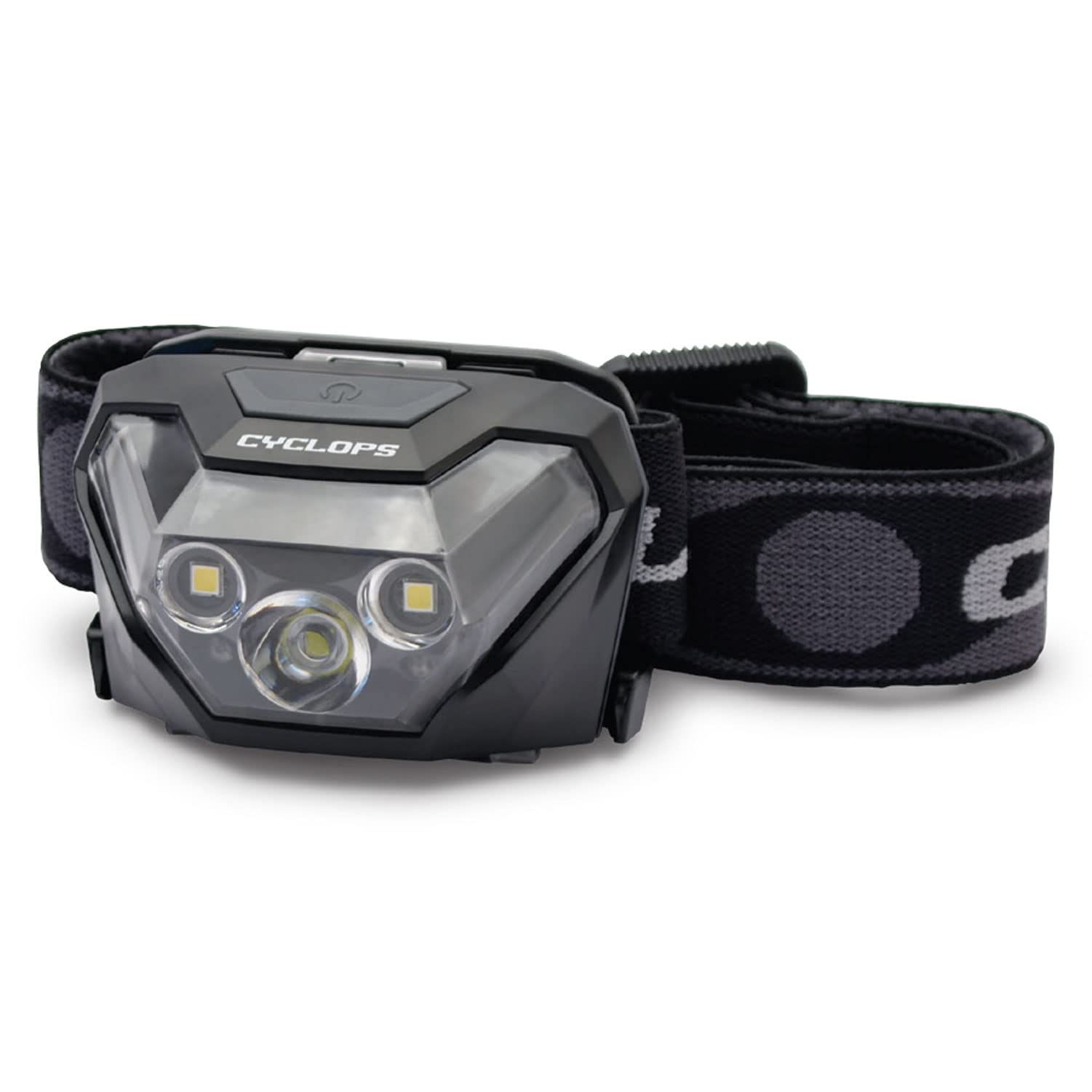 Cyclops HL500 Headlamp | 500 Lumen Bright LED | Weather Resistant | Adjustable Headband | Black | One Size