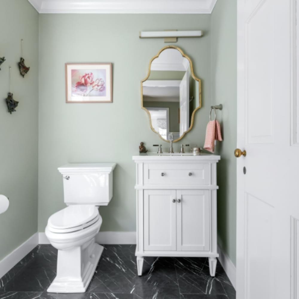 Maxim Lighting 52002Gld Spec Collection 24 Inch One-Light Dimmable Led Bathroom Vanity - In A Gold Finish I 3000K I Modern Conte