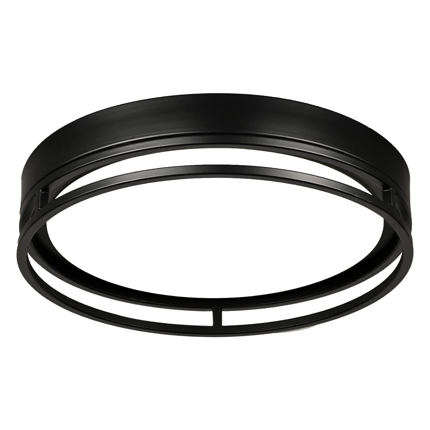 Flynix LED Flush Mount Ceiling Light 26W 1700 Lumens Dimmable 3 Color 3000K/4000K/5000K Black Model PL-LF132B