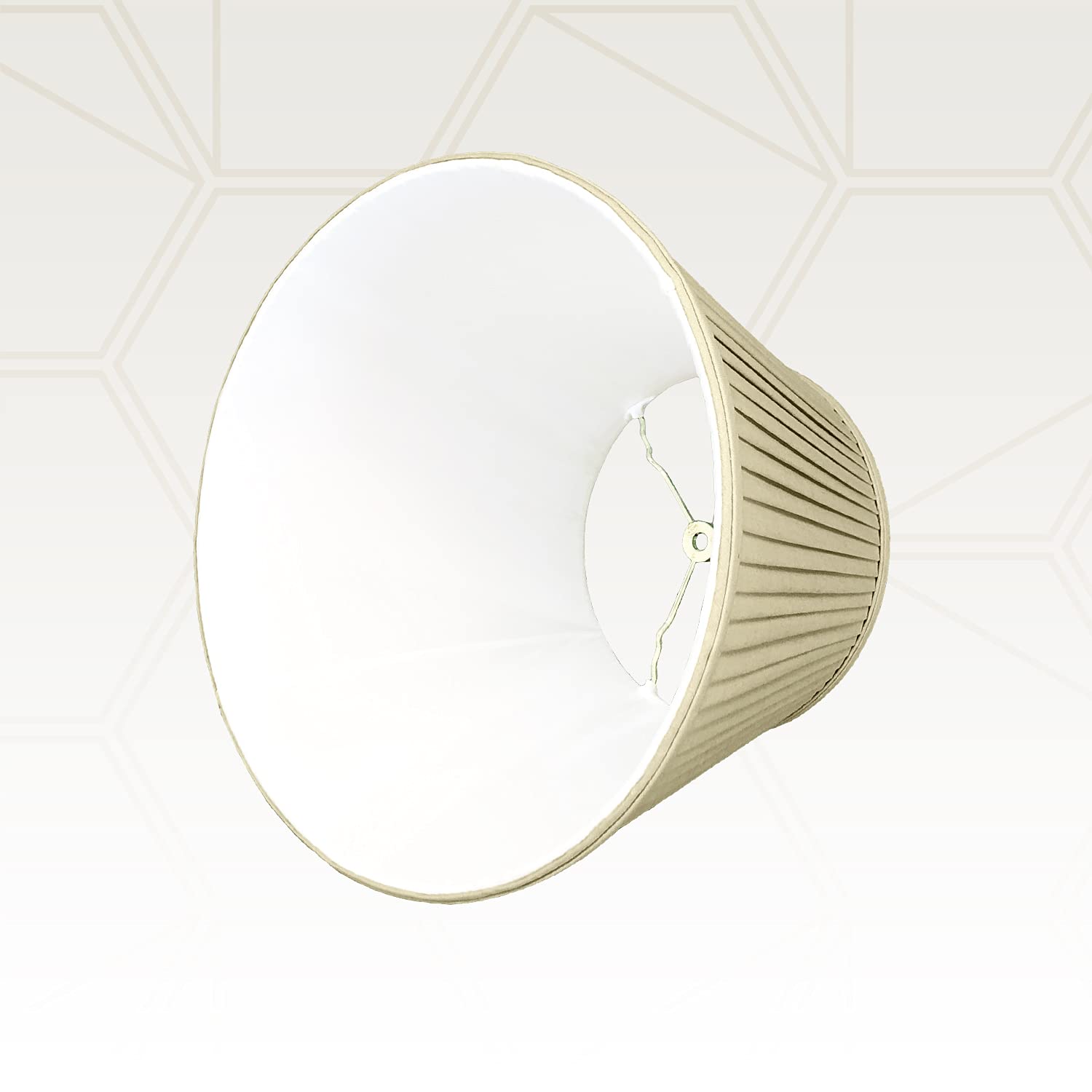 Royal Designs, Inc Bs-729-16Lntp Empire Side Pleat Basic Lamp Shade, 10 X 16 X 12.5, Linen Taupe