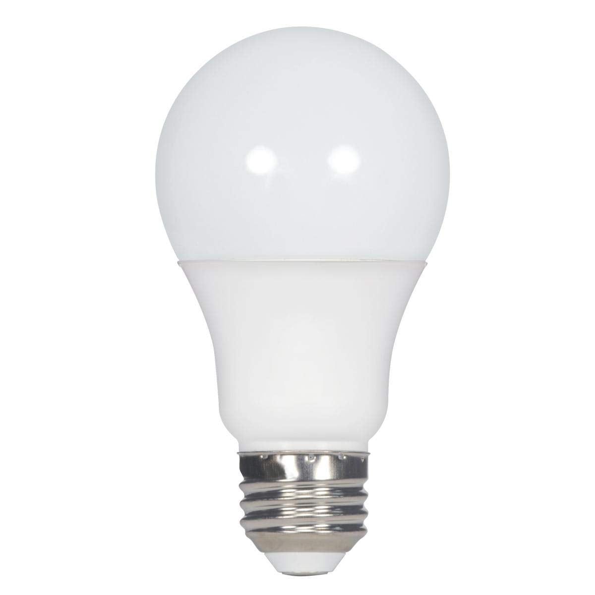 Satco 4.63 Inch 15.5W A19 Led Medium Base Replacement Lamp (Pack Of 4)-2700 Color Temperature-White Finish