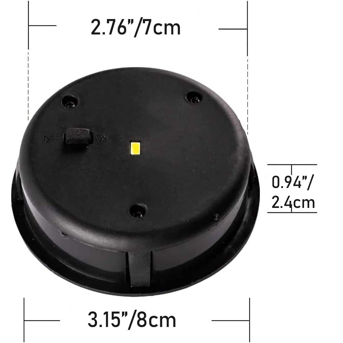 2 Pack Solar Lights Replacement Top Parts 7 Lumens Lantern Lids Light For Hanging Solar Lanterns Outdoor Decorations Garden Pati