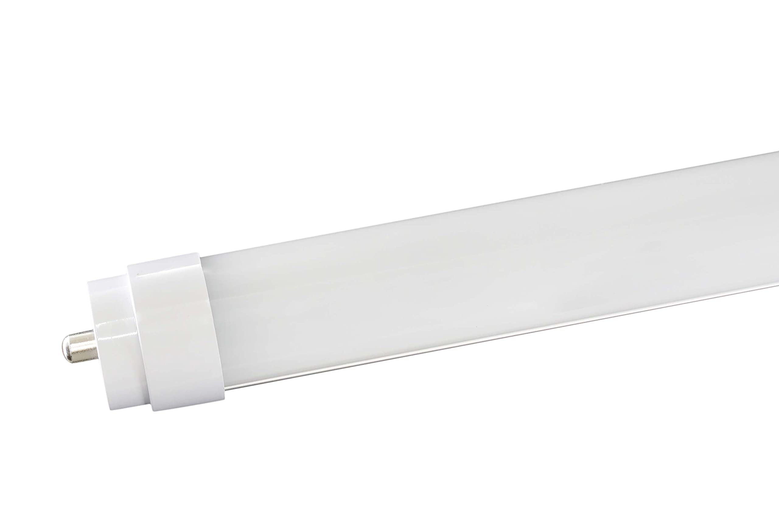 NYLL T12 LED Tube Lights - 64in Single Pin Plug & Play - Daylight (6000K) - Pack of 2 - Plastic