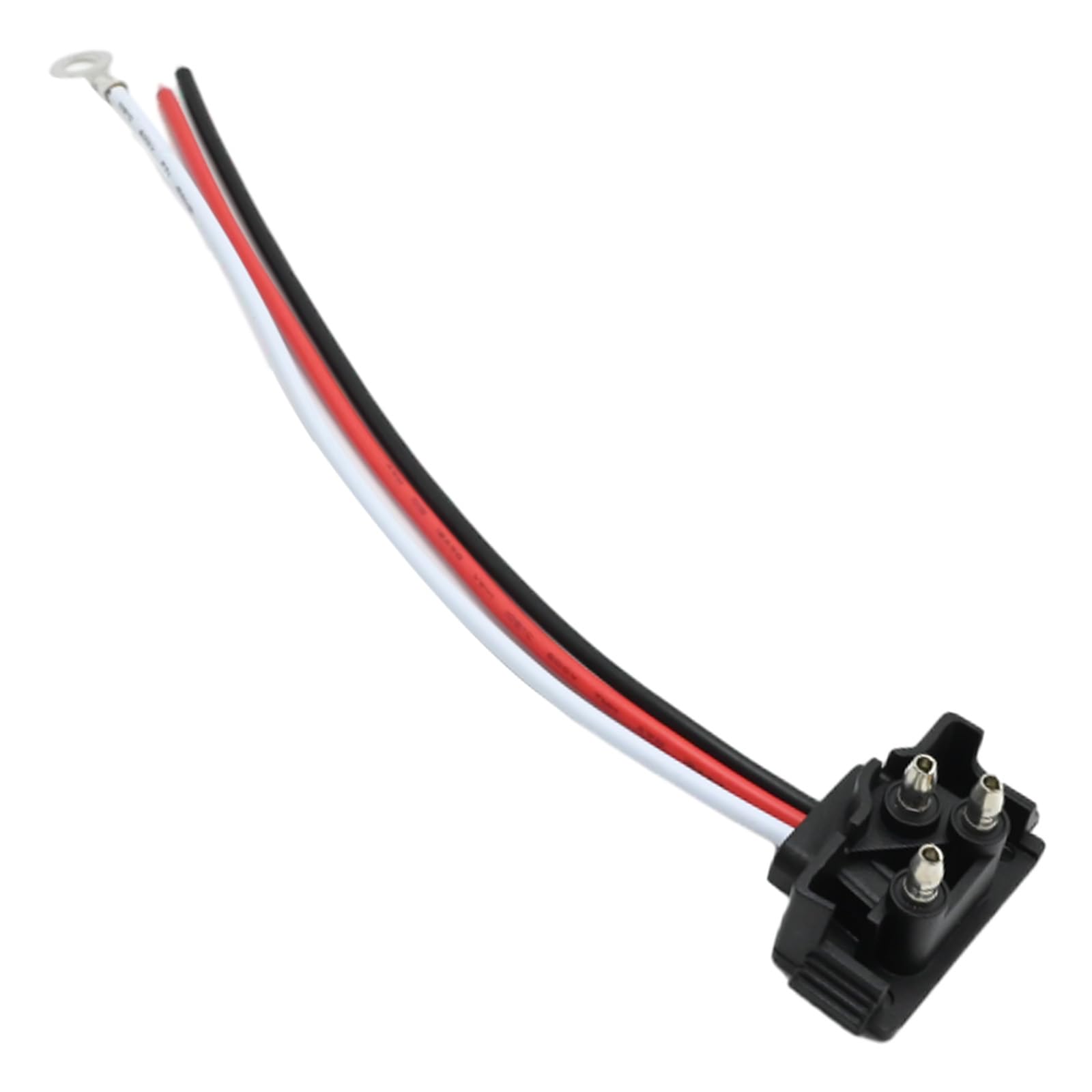 Newnessai 10 Pcs 3 Wires Trailer Light Connector, 3-Pin Pigtail Harness Plug For Trucks' Stop Turn Tail Light Backup Light For 4