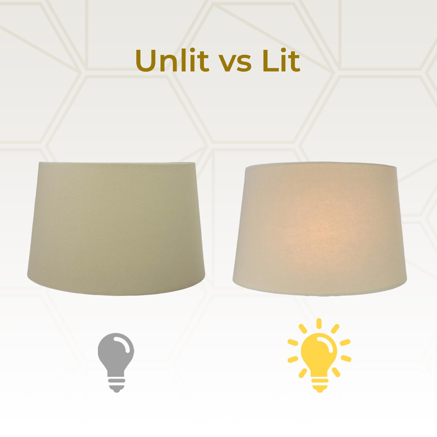 Royal Designs, Inc. Shallow Oval Hardback Lamp Shade, Hb-611-16Lnbg, Linen Beige, (14 X 8.5) X (16 X 10.5) X 9