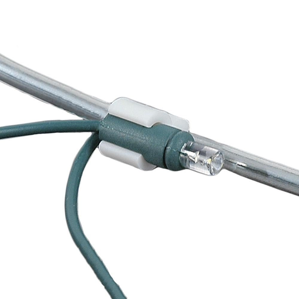 Novelty Lights Wfc-3/16 Wire Frame Christmas Light Clip, 3/16'', Made For Wire Frames To Hold Mini Lights, 1000 Pack