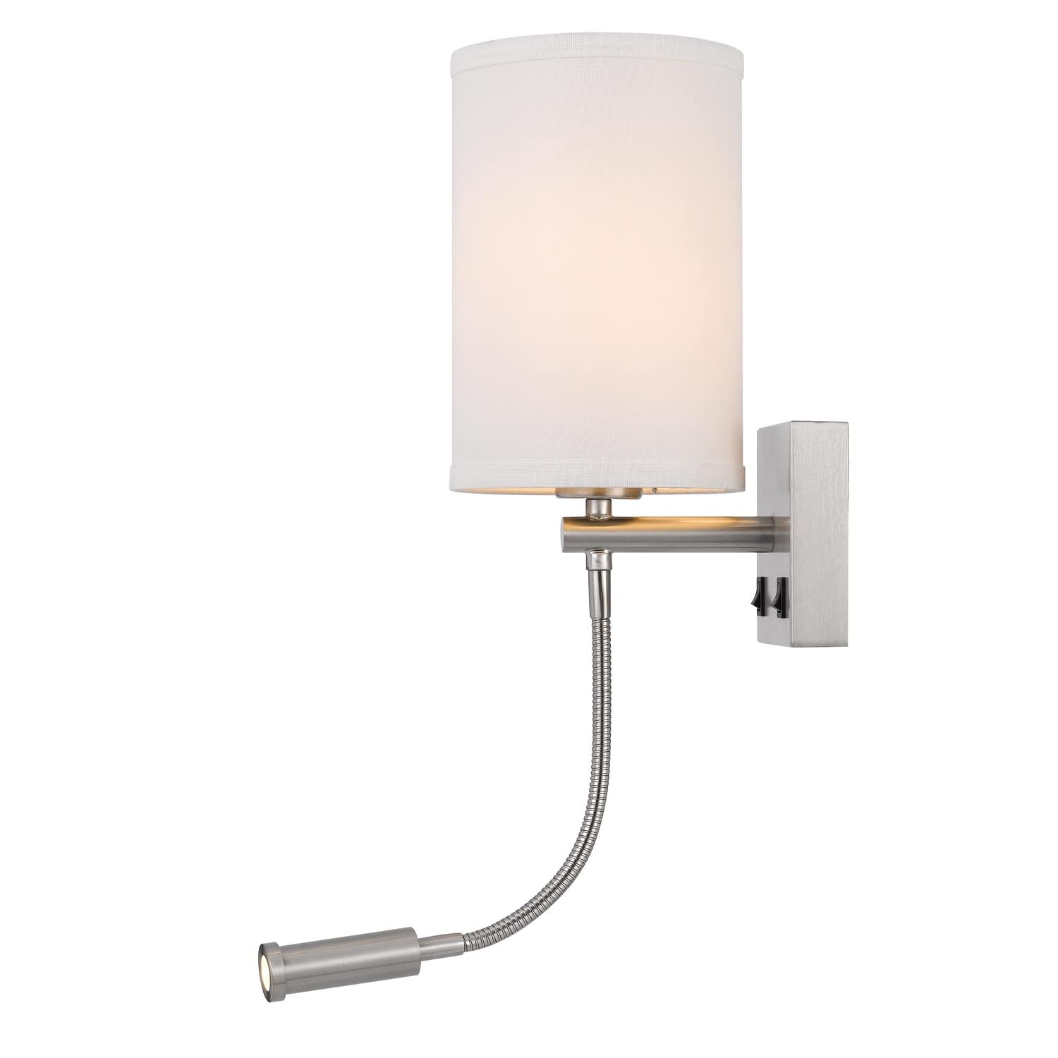 Cal Lakewood - 1 Light Wall Mount With Reading Lamp In Modern Style-23.5 Inches Tall And 6 Inches Wide