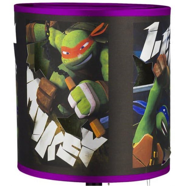 Nickelodeon Table Lamp Teenage Mutant Ninja Turtles 11.8 x 11.6 x 17.2 inches