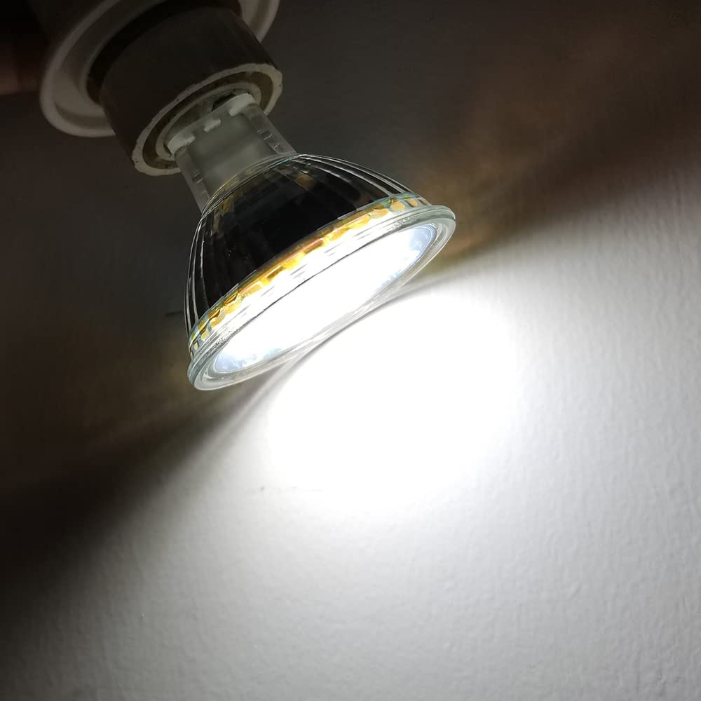 Ukzboss Mr16 Led Spot Light 5W 6000K Dimmable Cool White Bulb, 400Lm, Re