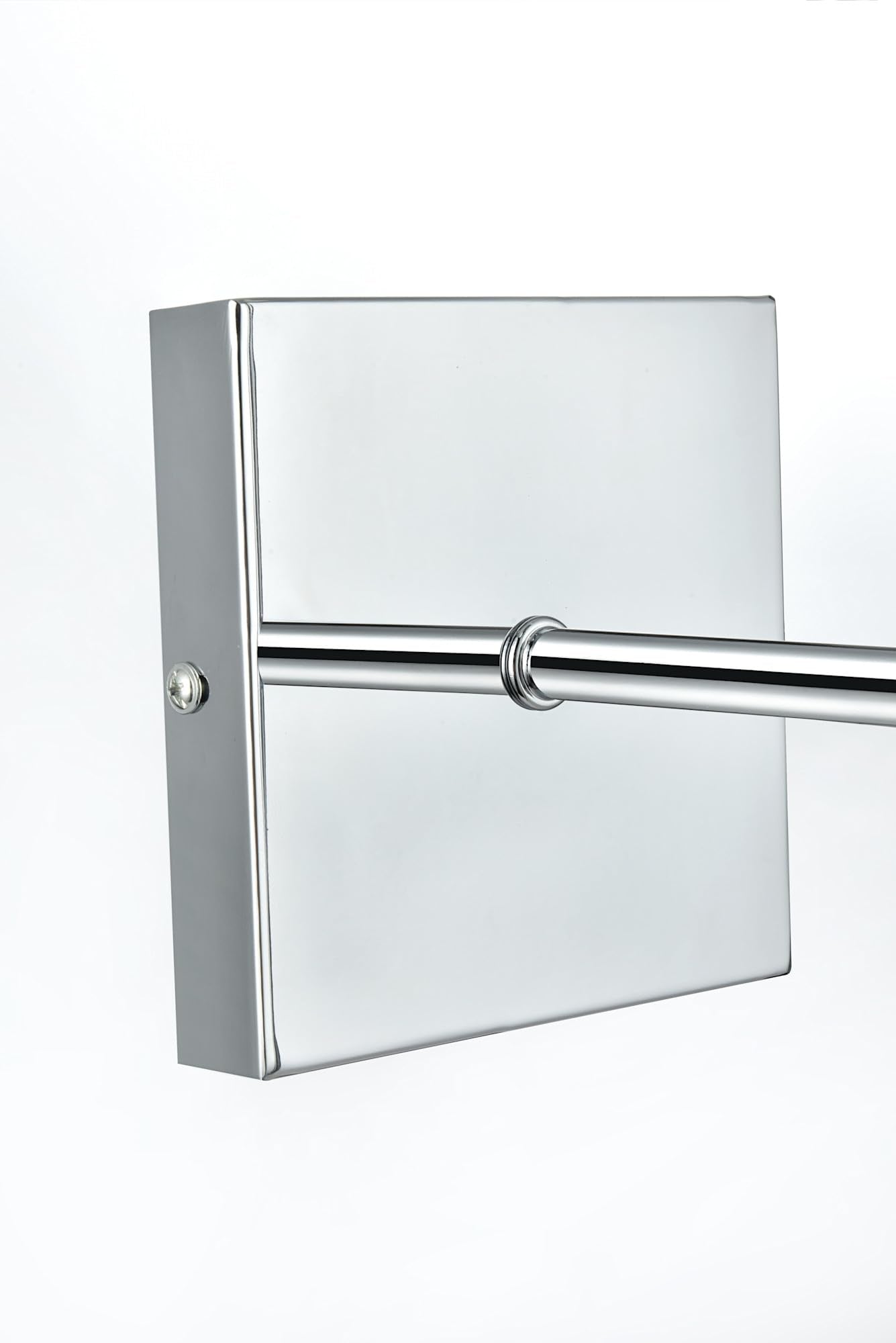 Living District Neri 1-Light Metal Wall Sconce w/White Shade in Black and Brass